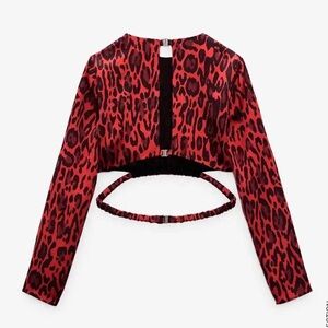 Zara Cheetah Top